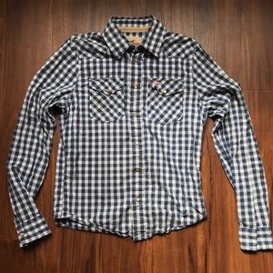 Hollister Gingham Button-Up